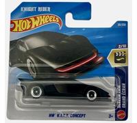 Hot Wheels - HW K.I.T.T. Concept - Screen Time 2/10 - JJH98 - Short Card - Negro - Modelo Knight Rider con licencia - Mattel 2026-1:64 - Modelo de licencia