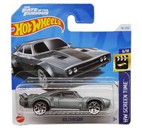 Hot Wheels - Ice Charger - HW Screen Time 6/10 - HTB34 - Short Card - The Fate of The Furious - Movie - Dodge - Mattel 2024 - 1:64