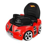 Hot Wheels - Inodoro de Entrenamiento para IR al baño, Incluye Asiento de Inodoro Desmontable para niños pequeños y Orinal para niños, a Partir de 12 Meses, Rojo