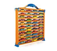 Hot Wheels Intek Rack N' Track Car Case - Play and Build (Stores up to 44 Cars)
