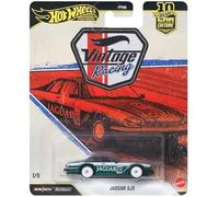 Hot Wheels Jaguar XJS, Coche de Juguete Premium a Escala 1:64, con neumáticos Real Riders y Carrocería y Chasis Metal/Metal, JKF02