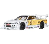 Hot Wheels JBK59 Silueta de cultivo de automóviles LB-ER34 Super Silhouette Nissan Skyline Vehículo Juguete Mini Coche 3 años o más Blanco