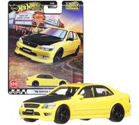 Hot Wheels JBL23 Boulevard '98 Toyota Alteza - Mini Coche para Montar a Partir de 3 años, Color Amarillo