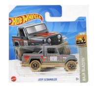 Hot Wheels - Jeep Scrambler - Baja Blazers 8/10 - HKG78 - Short Card - SUV - Camión - Gris metálico - Mattel 2023 - 1:64