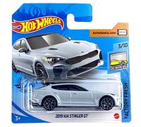 Hot Wheels Kia Stinger GT 2019 (gris) 3/10 Factory Fresh 2020 - 198/250 (tarjeta corta) GHF02