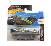 Hot Wheels Kick Sauber F1 Team 2025 - Formula 1-4/5 - JJK02 - Short Card - Negro Verde - Coche de carreras F1 - Mattel 2026 (154/250) - Fórmula 1-1:64