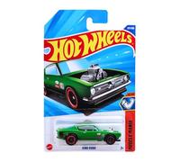 Hot Wheels - King Kuda - Muscle Mania 6/10 - JBB33 - Short Card - Chrysler - Good Year - Hella - Verde - Mattel 2025-1:64