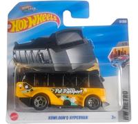 Hot Wheels - Kowloon'd Hypervan - HYX75 - Van amarilla "Pet Transport" a escala 1:64, de la serie HW Metro 2025 (6/250), inspirada en Let's Race (Netflix)