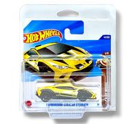 Hot Wheels Lamborghini Huracán Sterrato JBB86 - Coche deportivo amarillo a escala 1:64, modelo Lamborghini con licencia oficial de la serie Safari Mode 2025 (41/250)