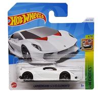 Hot Wheels - Lamborghini Sesto Elemento - HW Exotics 4/10 - HTC23 - Short Card - Coche deportivo - Blanco - Mattel 2024 - 1:64