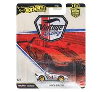 Hot Wheels Lancia Stratos, Coche de Juguete Premium a Escala 1:64, con neumáticos Real Riders y Carrocería y Chasis Metal/Metal, JKF26