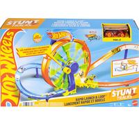 Hot Wheels Launch and Loop Conjunto de Juego de Pistas y Coche de Juguete, Coche