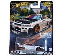Hot Wheels LB-ER34 Super Silhouette Nissan Skyline, Boulevard Premium LBWK Liberty Walk [Blanco]