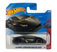 Hot Wheels LB-Works Lamborghini Huracan Coupe [Negro] Night Speed 8/10, 91/250, Vehículo de Juguete Fundido a Escala 1:64