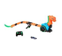 Hot Wheels Let's Race Slither 'N Strike RC, Serpiente teledirigida | Incluye vehículo de metal, lanzador y remolque, 82 cm, serie de Netflix, recarga por USB, JGD11