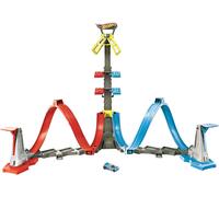 HOT WHEELS LOOPING LANZADOR Pista Playset Con 1 Auto Serie STUNT TRACKS GRW39