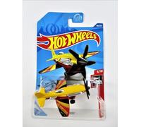 Hot Wheels Mad Propz Avión, 186/250 HW Rescue 6/10 (amarillo/rojo)