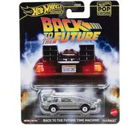 Hot Wheels Máquina del tiempo de regreso al futuro de primera calidad - Real Riders