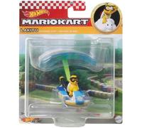Hot Wheels MARIO KART Auto Diecast LAKITU GLIDER Con Paracaídas 1:64 HDB45