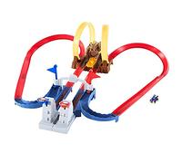 Hot Wheels Mario Kart Castillo de Bowser Pista para coches de juguete con lanzadores Mattel HFY14