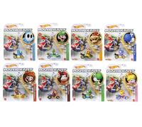 Hot Wheels Mario Kart - Colección de personajes fundidos a presión, juego de 8 unidades, personajes de Nintendo Gaming GBG25-957J