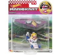 Hot Wheels Mario Kart Modelo DieCast Wario B-Dasher Ala Planeador 1:64 HDB42