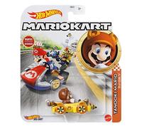 Hot Wheels Mario Kart Tanooki Mario with Bumble V Mattel 2022