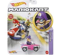 Hot Wheels Modelo DieCast KART BADWAGON de WALUIGI GJH54 Super Mario - Escala 1/64 5 cm