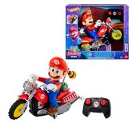 Hot Wheels Mario Wheelie Motocross RC, Moto de Control Remoto
