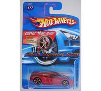 2004 Hot Wheels #104 Treasure Hunt 4/12 Double Demon Real Riders Con / Protector