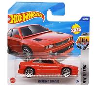 Hot Wheels Maserati Shamal HYW21 HW Metro 4/5 Short Card Red Maserati Licencia Mattel 2025 1:64