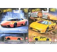 Hot Wheels Matchbox Lamborghini - Paquete de autos fundidos a presión a escala 1:64, múltiples modelos, vehículos de juguete coleccionables para niños y entusiastas, multicolor