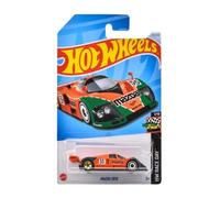 Hot Wheels Mazda 787B - Coche de carreras fundido a escala 1:64, naranja