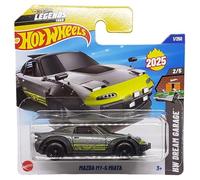Hot Wheels Mazda MX-5 Miata HW Dream Garage 2/5 (1/250) HYW18 Gris 2025 + Protector Short Card Frikimonkey
