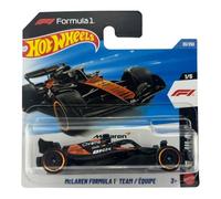 Hot Wheels McLAREN Fórmula 1 Team - Fórmula 1/5 - JJH95 - Carta corta - Coche de carreras de F1 - Mattel 2026 - 1:64