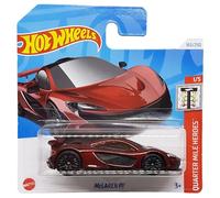 Hot Wheels - McLAREN P1 - Quarter Mile Heroes 1/5 - HTD92 - Short Card - Supersport - Rojo oscuro - Mattel 2024 - 1:64