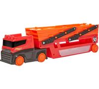 Hot Wheels Mega Hauler with Storage for up to 50 1:64 scale cars ages 3 and olde