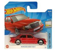 Hot Wheels - Mercedes-Benz 500 E - Factory Fresh 2/10 - HCT95 - Short Card - Rojo - Mattel 2022