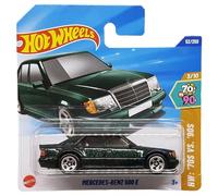Hot Wheels - Mercedes-Benz 500 E - HW: ´70s vs. `90s 1/10 - HYX02 - Short Card - verde oscuro metálico - Mattel 2025-1:64