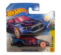 Hot Wheels - Mercedes-Benz CLA HW - JJH63 - HW Euro 9/10 - Short Card - Azul - Modelo oficial - Mattel 2026 (181/250) - 1:64