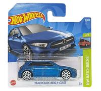 Hot Wheels - Mercedes-Benz Clase A '19 - HW Hatchpacks 2/5 - HCV27 - Tarjeta corta - Azul - Mattel 2022