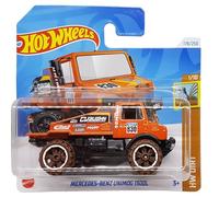 Hot Wheels - Mercedes-Benz Unimog 1300L - HW Dirt 1/10 - HTF05 - Short Card - Eibach - Naranja - Mattel 2024 - 1:64