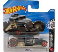 Hot Wheels - Mid Mill - Rod Squad 4/10 - Short Card - JJJ93 - Gris - Mattel 2026 (140/250) - Hot Rod Fantasy Car - Modelo de fantasía - 1:64