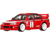 Hot Wheels Coche premium Mitsubishi Lancer Evolution VI 1:64 Real Riders Metal JKF19