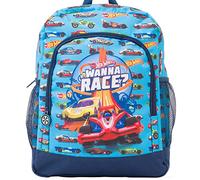 Hot Wheels Mochila escolar con licencia | Mochila oficial para niños | Mochila azul grande para viajes deportivos | Mochilas de regreso a la escuela para niños | niños regalos para niños y niñas