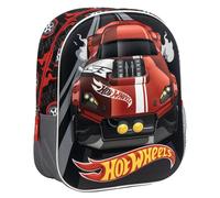 Mochila infantil 3d hot wheels medidas 25.0x31.0x10.0 cm para niñ@s c