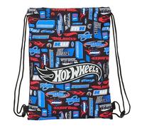 HOT WHEELS - Mochila Saco Plano Junior, Mochila, Ideal para Niños de Diferentes Edades, Cómoda y Versátil, Calidad y Resistencia, 26x34 cm