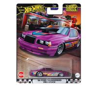 Mattel – Coche 86 Ford Thunderbird Pro Stock – Die-cast escala 1:64, 7 cm – HRT72 Serie Boulevard 104