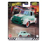 Modelo FIAT 500 D Modificado 1960 Auto 1:64 6 Cm Hot Wheels Boulevard HRT65