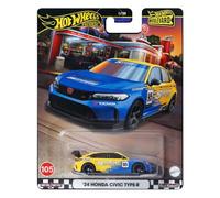 Hot Wheels Modelo de Coche Honda Civic Type R '24 - Die Cast Escala 1:64 - Longitud 7 cm - HRT61 - Serie Boulevard 105
